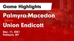 Palmyra-Macedon  vs Union Endicott Game Highlights - Dec. 11, 2021