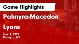 Palmyra-Macedon  vs Lyons  Game Highlights - Jan. 4, 2022