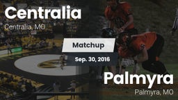 Matchup: Centralia High vs. Palmyra  2016