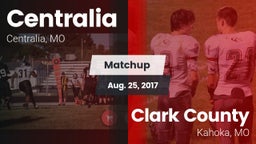 Matchup: Centralia High vs. Clark County  2017