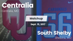 Matchup: Centralia High vs. South Shelby  2017