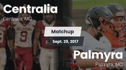 Matchup: Centralia High vs. Palmyra  2017