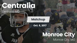 Matchup: Centralia High vs. Monroe City  2017