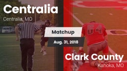 Matchup: Centralia High vs. Clark County  2018