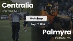 Matchup: Centralia High vs. Palmyra  2018