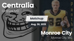 Matchup: Centralia High vs. Monroe City  2019