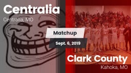 Matchup: Centralia High vs. Clark County  2019