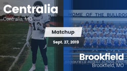 Matchup: Centralia High vs. Brookfield  2019