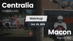 Matchup: Centralia High vs. Macon  2019