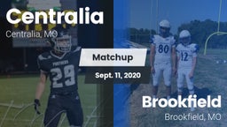 Matchup: Centralia High vs. Brookfield  2020
