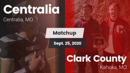 Matchup: Centralia High vs. Clark County  2020