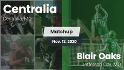 Matchup: Centralia High vs. Blair Oaks  2020