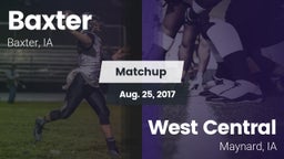 Matchup: Baxter  vs. West Central  2017