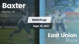 Matchup: Baxter  vs. East Union  2017