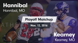 Matchup: Hannibal  vs. Kearney  2016