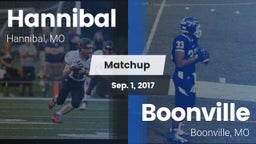 Matchup: Hannibal  vs. Boonville  2017