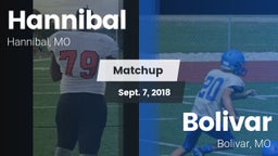 Matchup: Hannibal  vs. Bolivar  2018