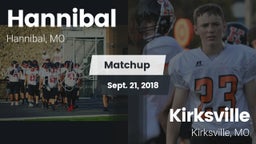 Matchup: Hannibal  vs. Kirksville  2018