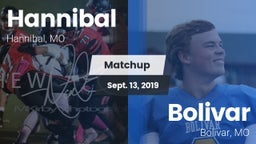 Matchup: Hannibal  vs. Bolivar  2019