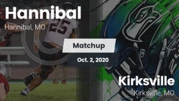 Matchup: Hannibal  vs. Kirksville  2020