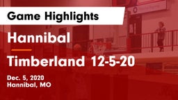 Hannibal  vs Timberland 12-5-20 Game Highlights - Dec. 5, 2020