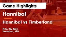 Hannibal  vs Hannibal vs Timberland Game Highlights - Nov. 28, 2023
