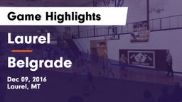 Laurel  vs Belgrade  Game Highlights - Dec 09, 2016