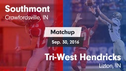 Matchup: Southmont High vs. Tri-West Hendricks  2016
