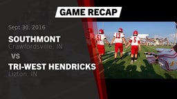 Recap: Southmont  vs. Tri-West Hendricks  2016