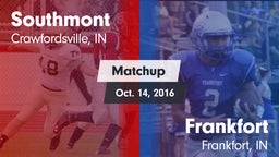 Matchup: Southmont High vs. Frankfort  2016