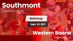 Matchup: Southmont High vs. Western Boone  2017