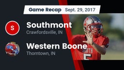 Recap: Southmont  vs. Western Boone  2017