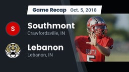 Recap: Southmont  vs. Lebanon  2018