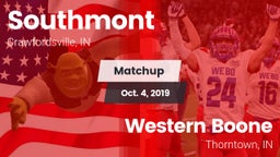 Matchup: Southmont High vs. Western Boone  2019