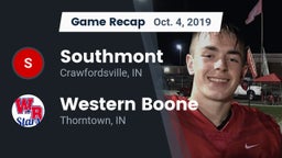 Recap: Southmont  vs. Western Boone  2019