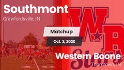 Matchup: Southmont High vs. Western Boone  2020