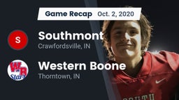 Recap: Southmont  vs. Western Boone  2020