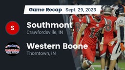 Recap: Southmont  vs. Western Boone  2023