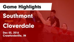 Southmont  vs Cloverdale  Game Highlights - Dec 03, 2016