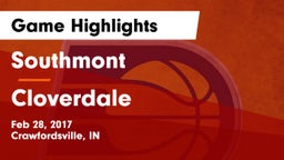 Southmont  vs Cloverdale  Game Highlights - Feb 28, 2017