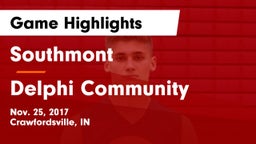 Southmont  vs Delphi Community  Game Highlights - Nov. 25, 2017