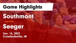 Southmont  vs Seeger  Game Highlights - Jan. 14, 2022
