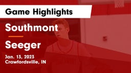 Southmont  vs Seeger  Game Highlights - Jan. 13, 2023
