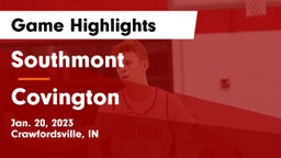 Southmont  vs Covington  Game Highlights - Jan. 20, 2023