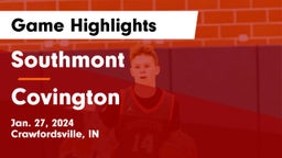 Southmont  vs Covington  Game Highlights - Jan. 27, 2024