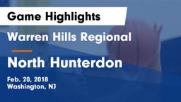 Warren Hills Regional  vs North Hunterdon Game Highlights - Feb. 20, 2018