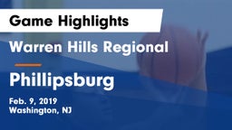 Warren Hills Regional  vs Phillipsburg  Game Highlights - Feb. 9, 2019