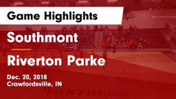 Southmont  vs Riverton Parke  Game Highlights - Dec. 20, 2018