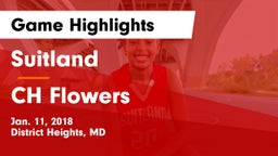 Suitland  vs CH Flowers  Game Highlights - Jan. 11, 2018