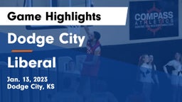 Dodge City  vs Liberal  Game Highlights - Jan. 13, 2023